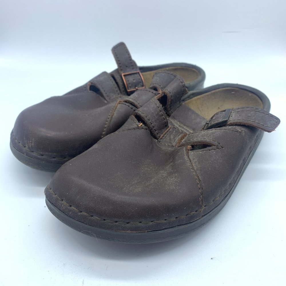 Birkenstock Tatami Brown Clogs 41 Oiled Leather Brown